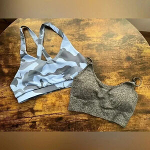 BUNDLE: (2) womens active sports bras, G Athletica + Shein. Size: S